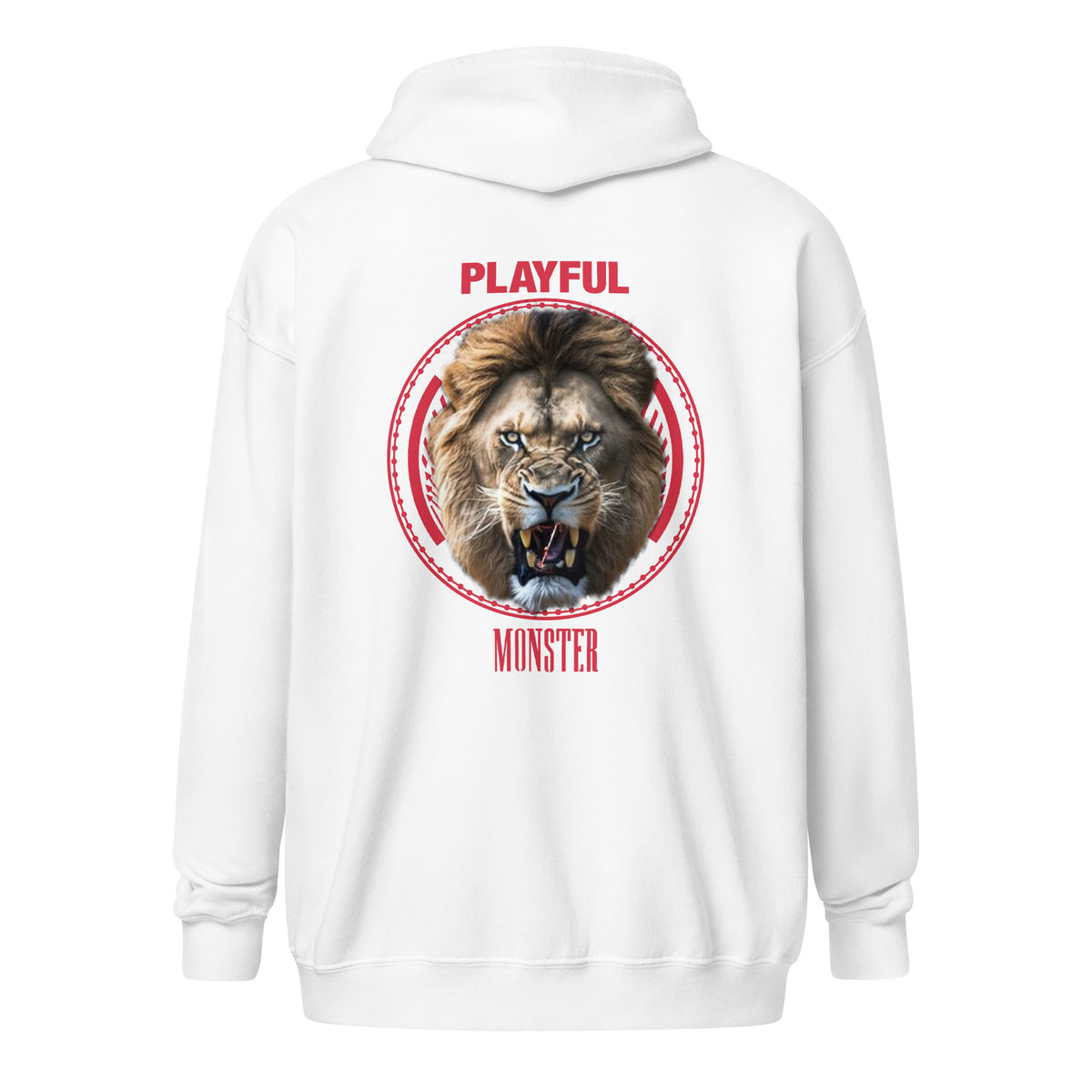 Playful Monster (Unisex) Heavy Blend Zip Hoodie