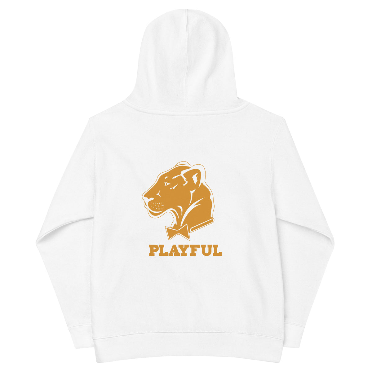 Playful WV - Gold Kids Fleece Hoodie