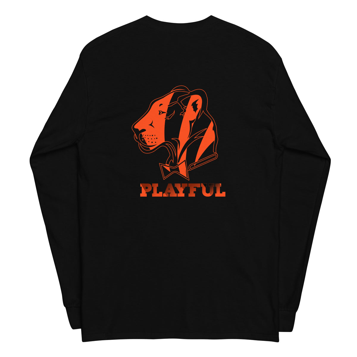 Playful Bengals Men’s Long Sleeve Shirt