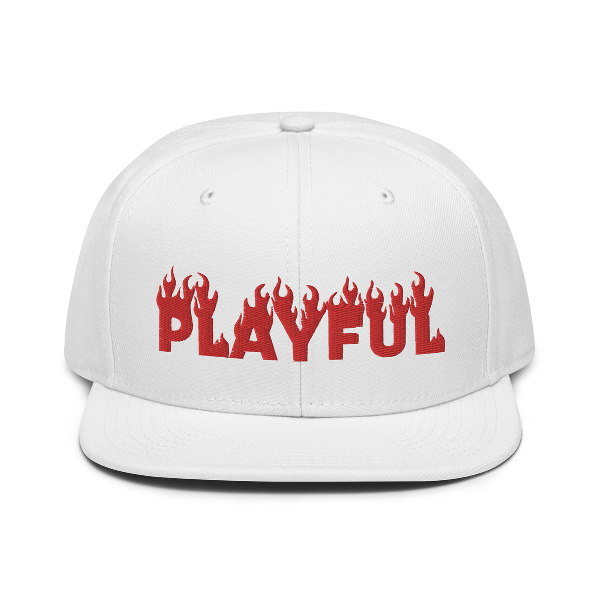 Playful (Red) Snapback Hat