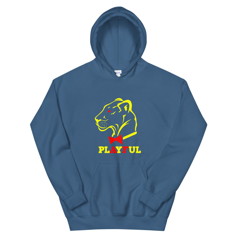 Playful AF Yellow/Red (Unisex) Hoodie