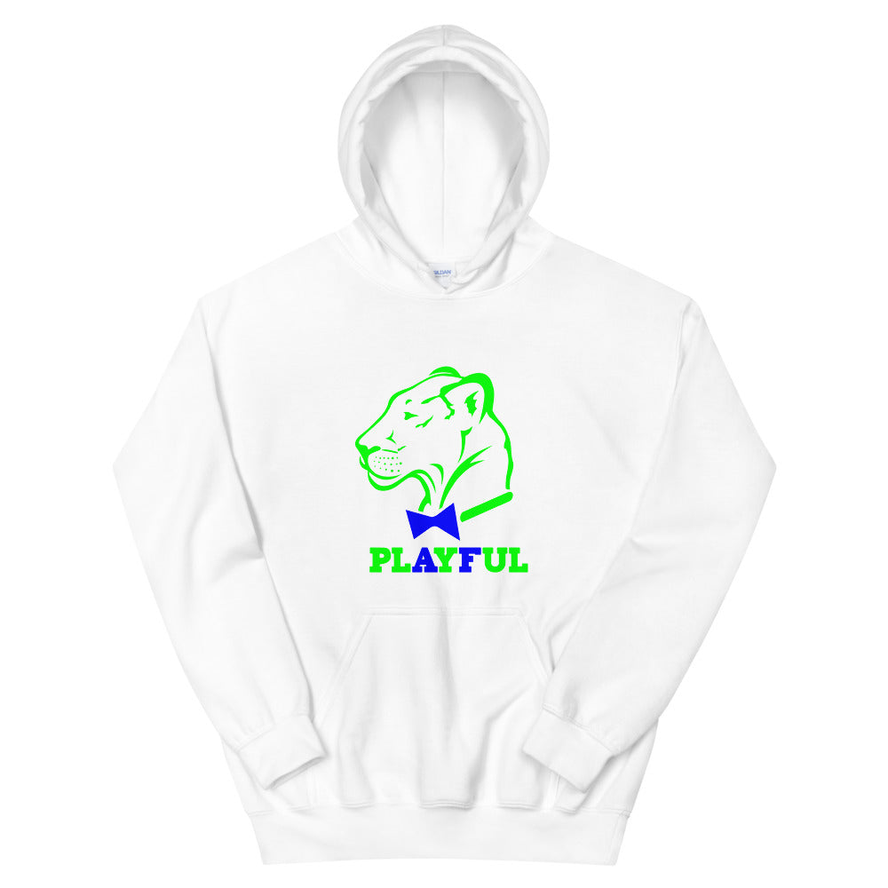 Playful AF Green/Blue (Unisex) Hoodie