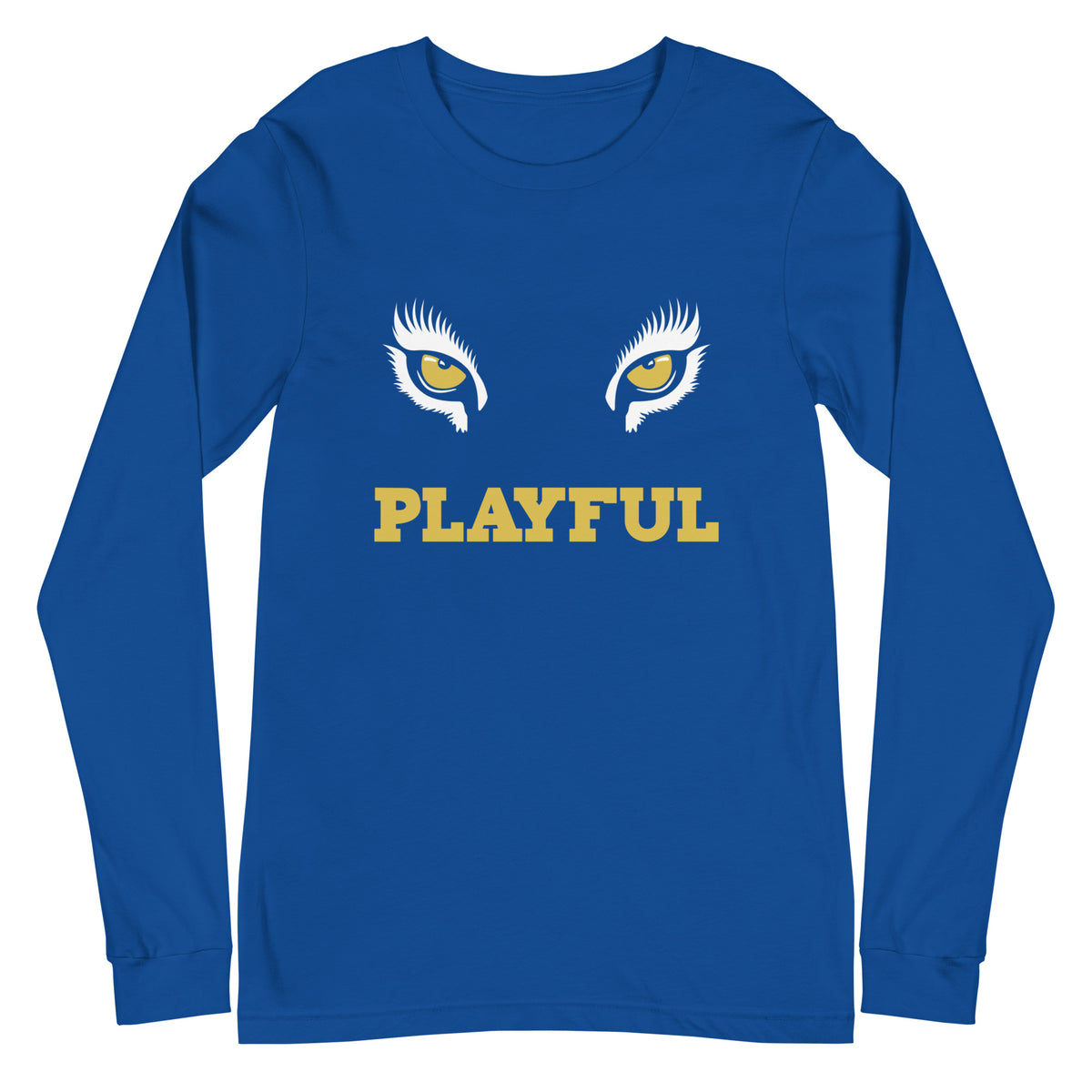 Playful Lioness Eyes Unisex Long Sleeve Tee