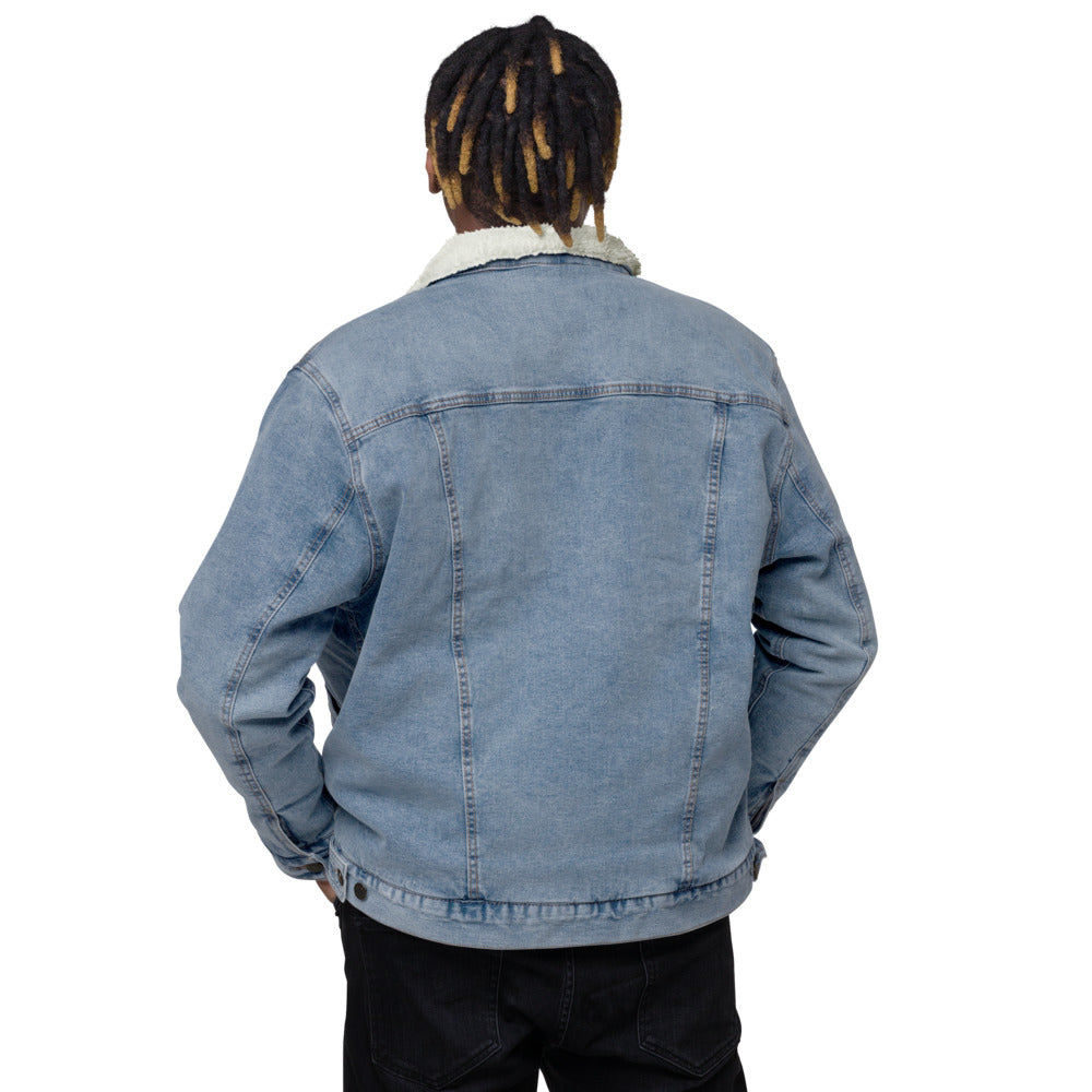 Playful (Unisex) Denim Sherpa Jacket
