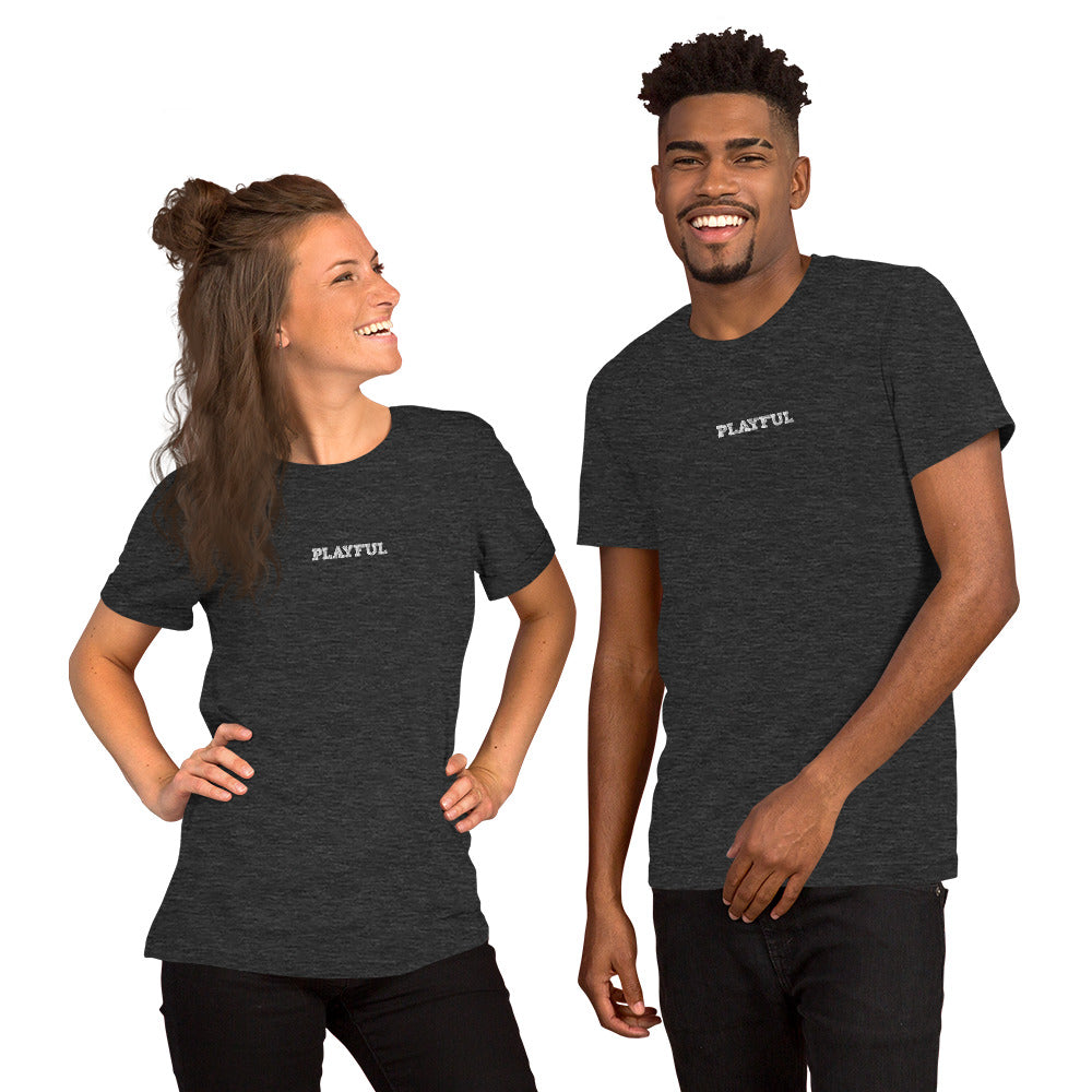 Playful Embroidered (Unisex Tee)