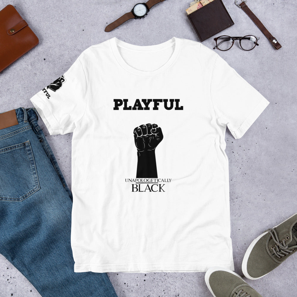 Playful Unapologetically Black (Unisex) Tee