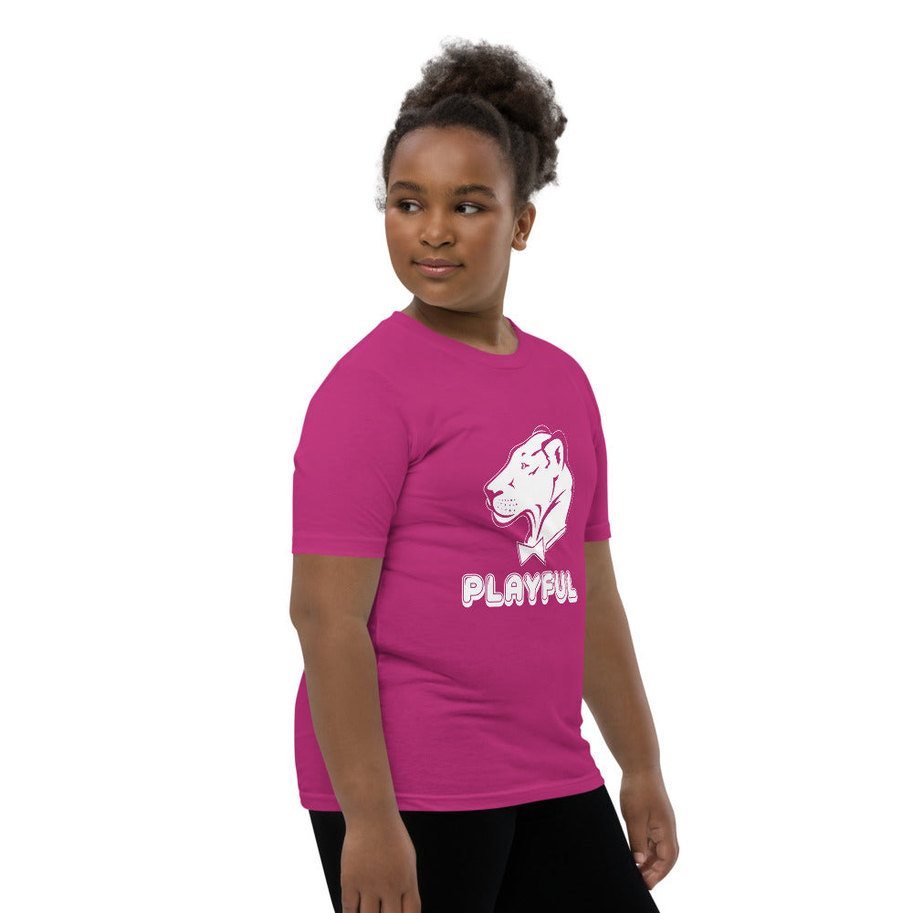 Playful Kids Bubble White Logo Short Sleeve Tee