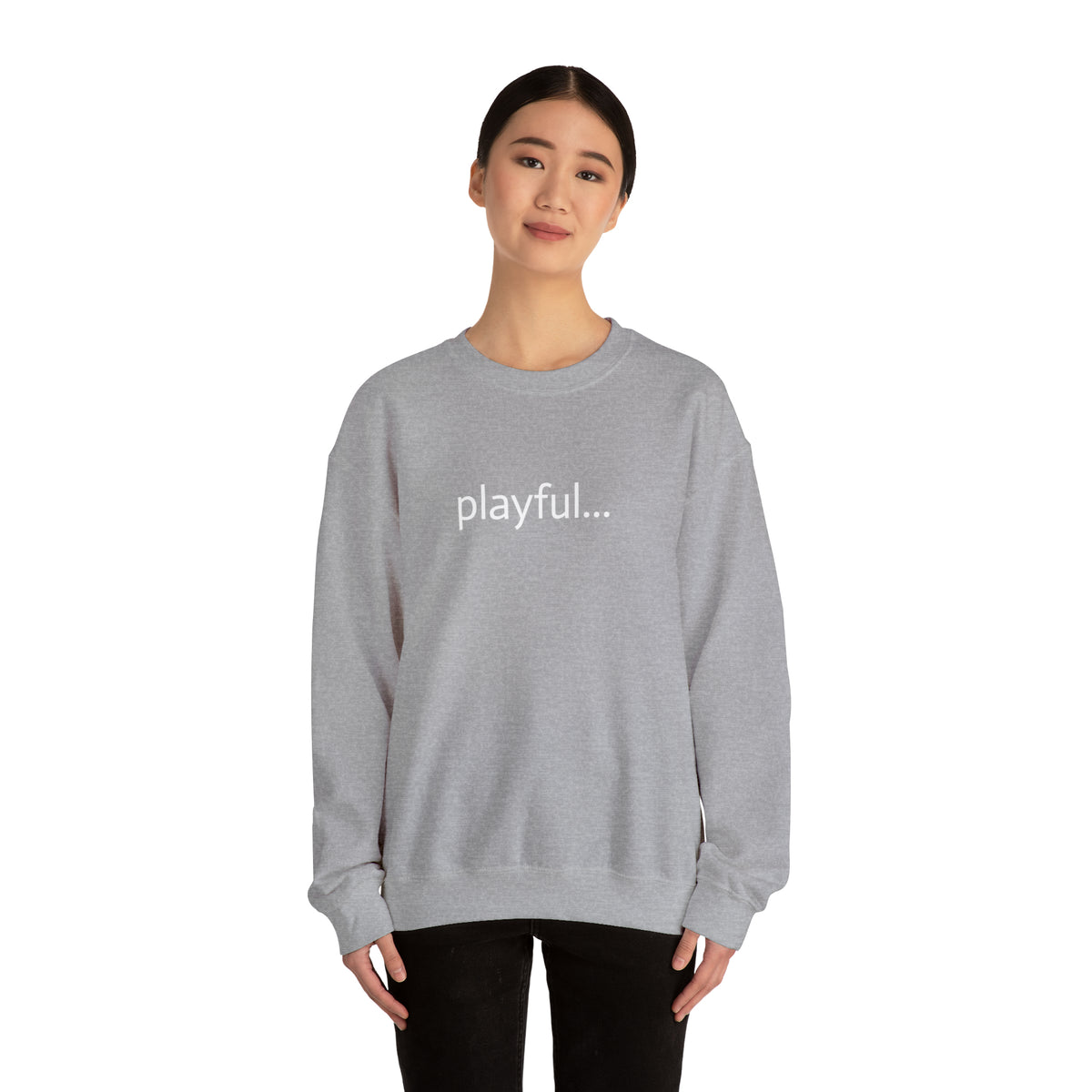 Playful... (Unisex) Heavy Blend™ Crewneck Sweatshirt