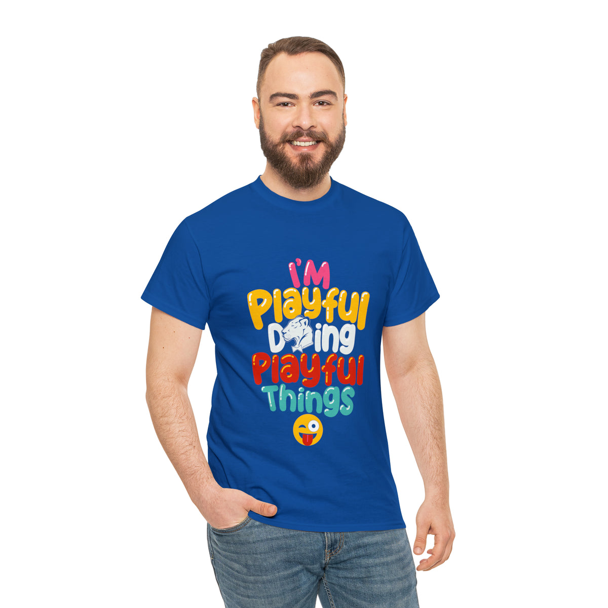 I'm Playful Doing Playful Things (Unisex) Heavy Cotton Tee