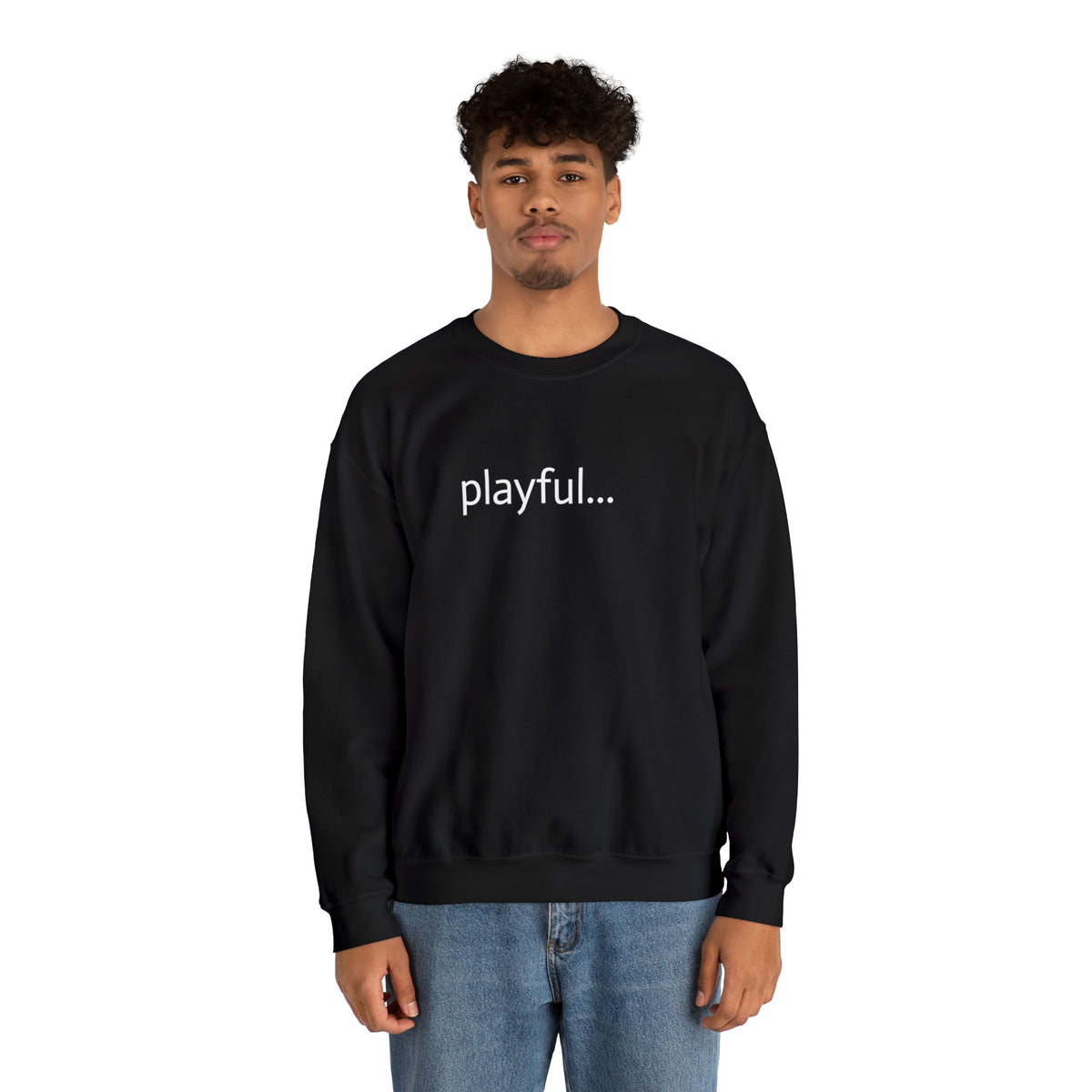 Playful... (Unisex) Heavy Blend™ Crewneck Sweatshirt