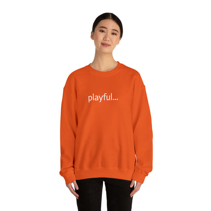 Playful... (Unisex) Heavy Blend™ Crewneck Sweatshirt