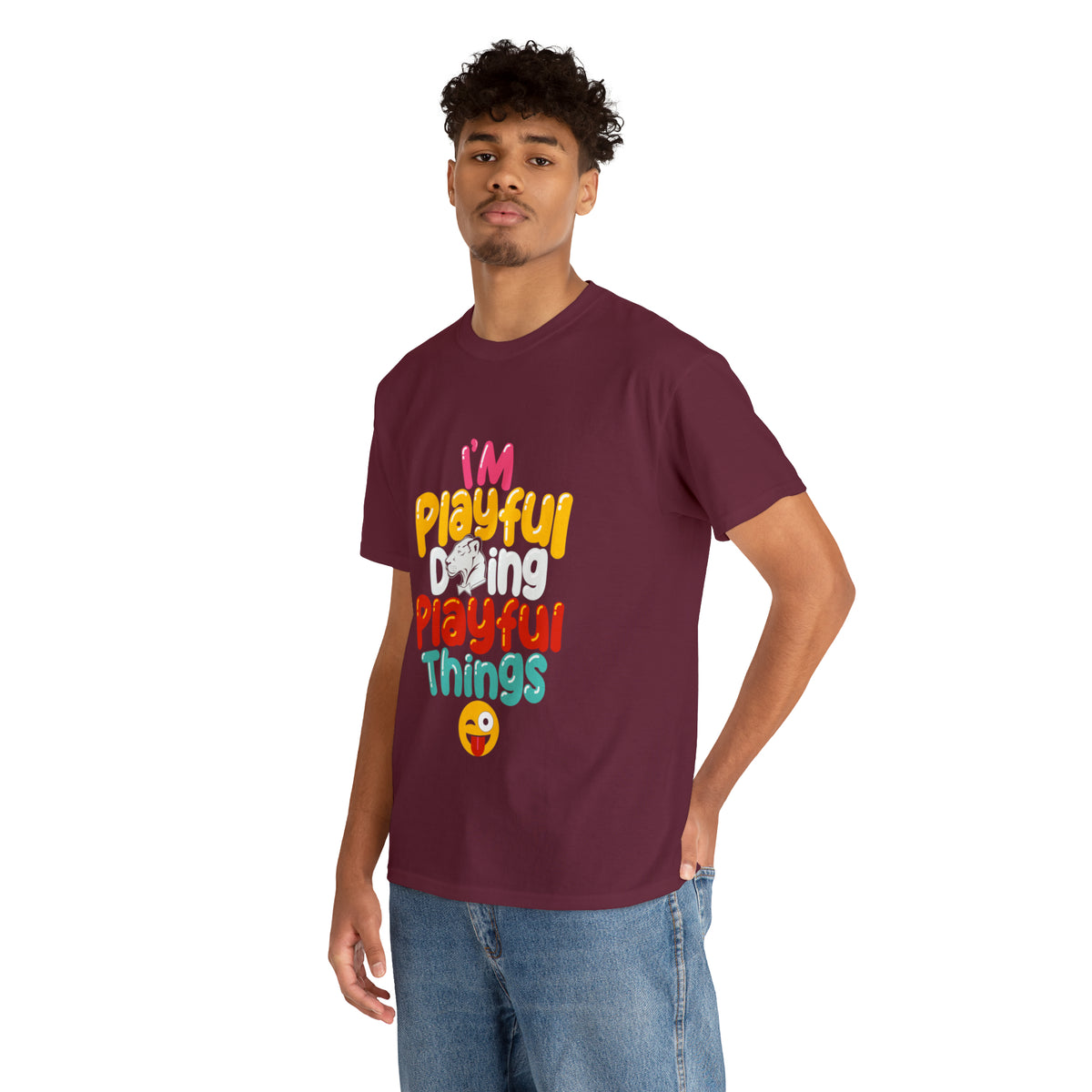 I'm Playful Doing Playful Things (Unisex) Heavy Cotton Tee