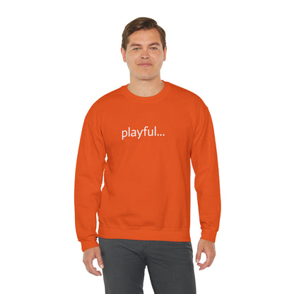 Playful... (Unisex) Heavy Blend™ Crewneck Sweatshirt