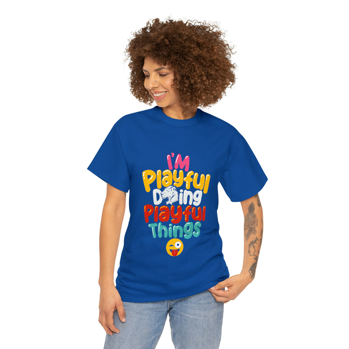 I'm Playful Doing Playful Things (Unisex) Heavy Cotton Tee