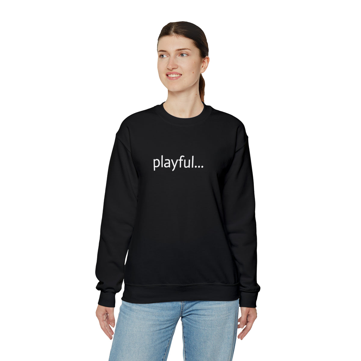 Playful... (Unisex) Heavy Blend™ Crewneck Sweatshirt