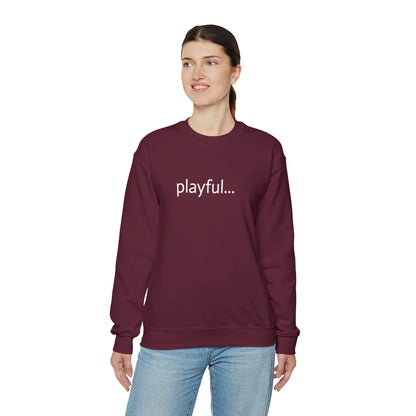 Playful... (Unisex) Heavy Blend™ Crewneck Sweatshirt