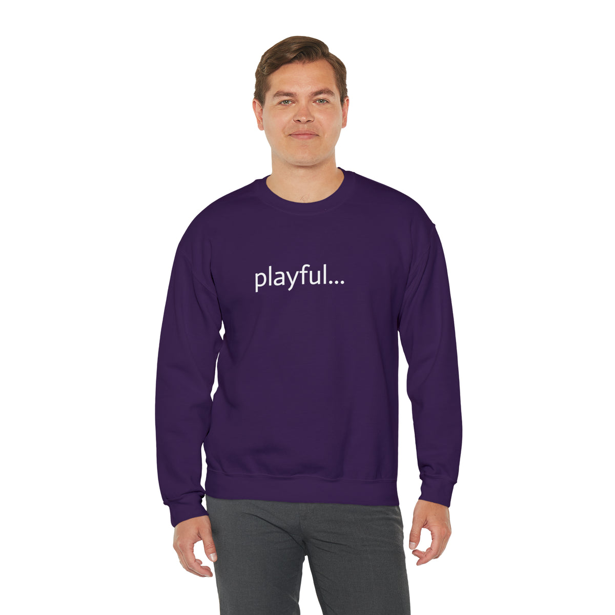 Playful... (Unisex) Heavy Blend™ Crewneck Sweatshirt