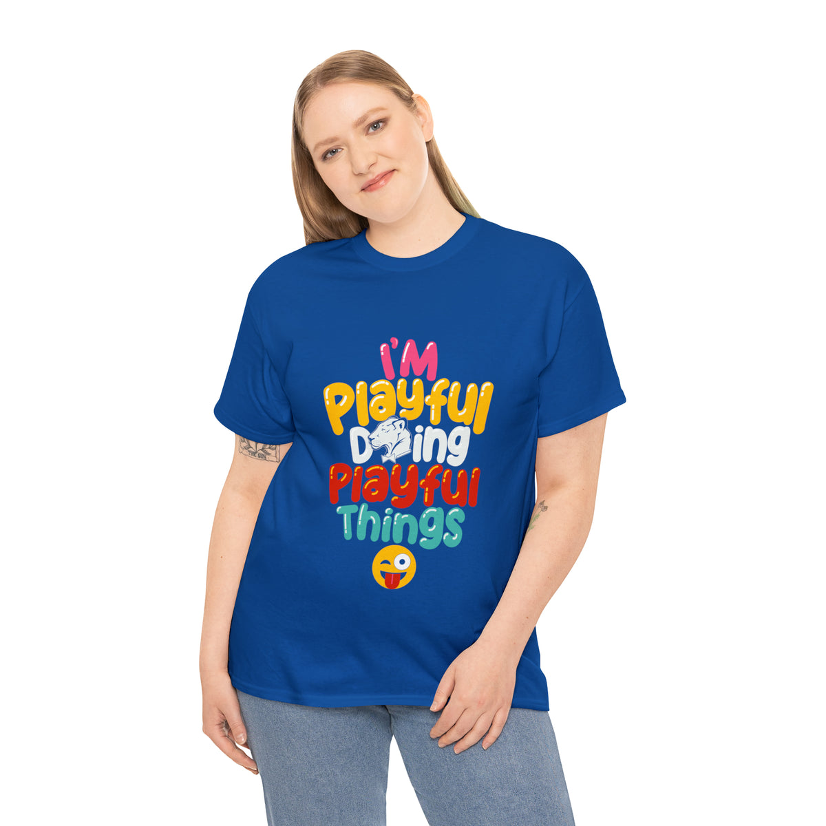 I'm Playful Doing Playful Things (Unisex) Heavy Cotton Tee