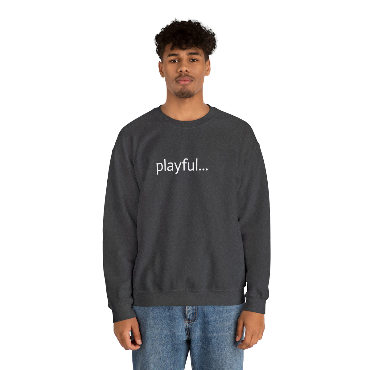 Playful... (Unisex) Heavy Blend™ Crewneck Sweatshirt