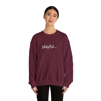 Playful... (Unisex) Heavy Blend™ Crewneck Sweatshirt