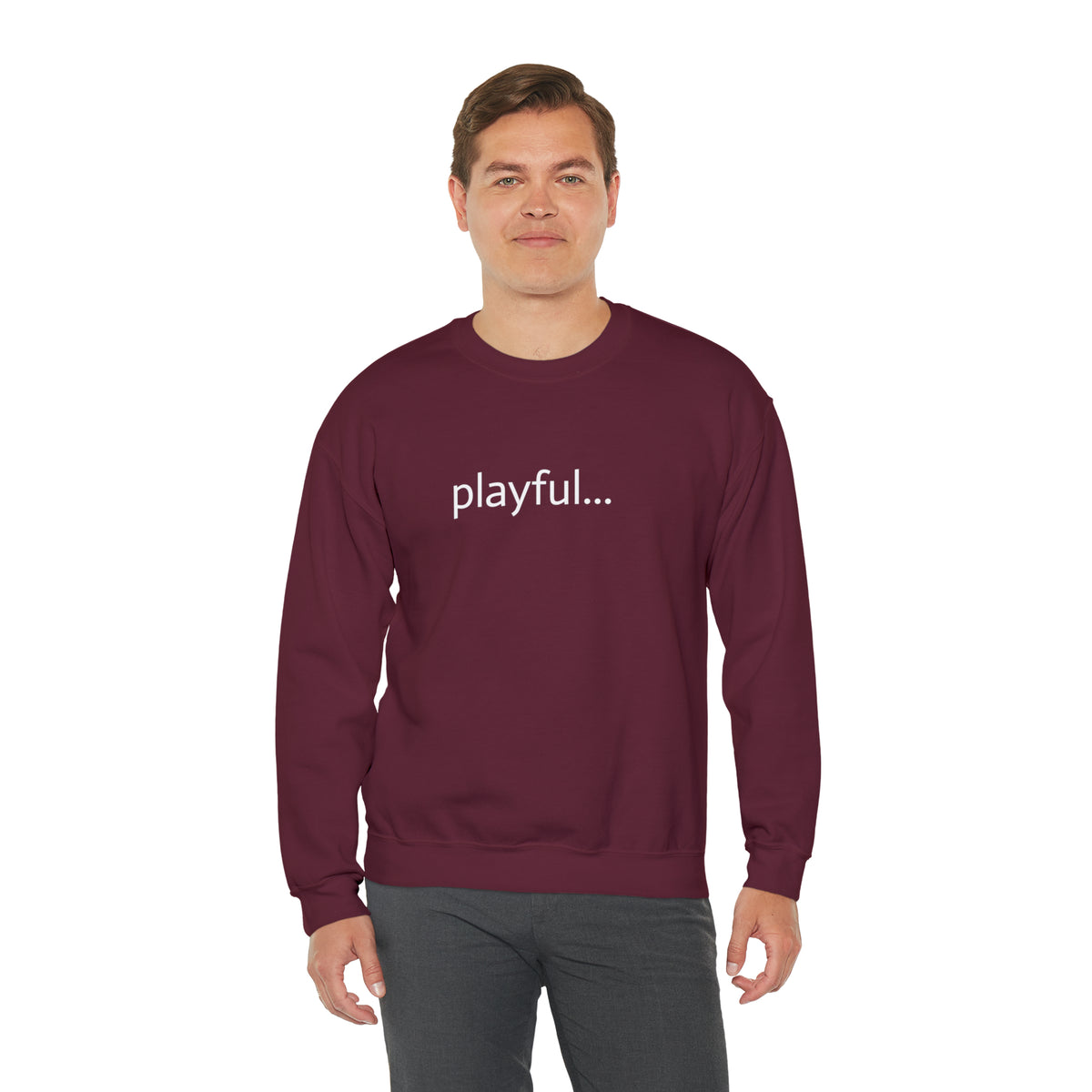 Playful... (Unisex) Heavy Blend™ Crewneck Sweatshirt