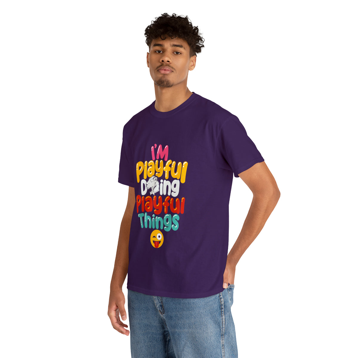 I'm Playful Doing Playful Things (Unisex) Heavy Cotton Tee