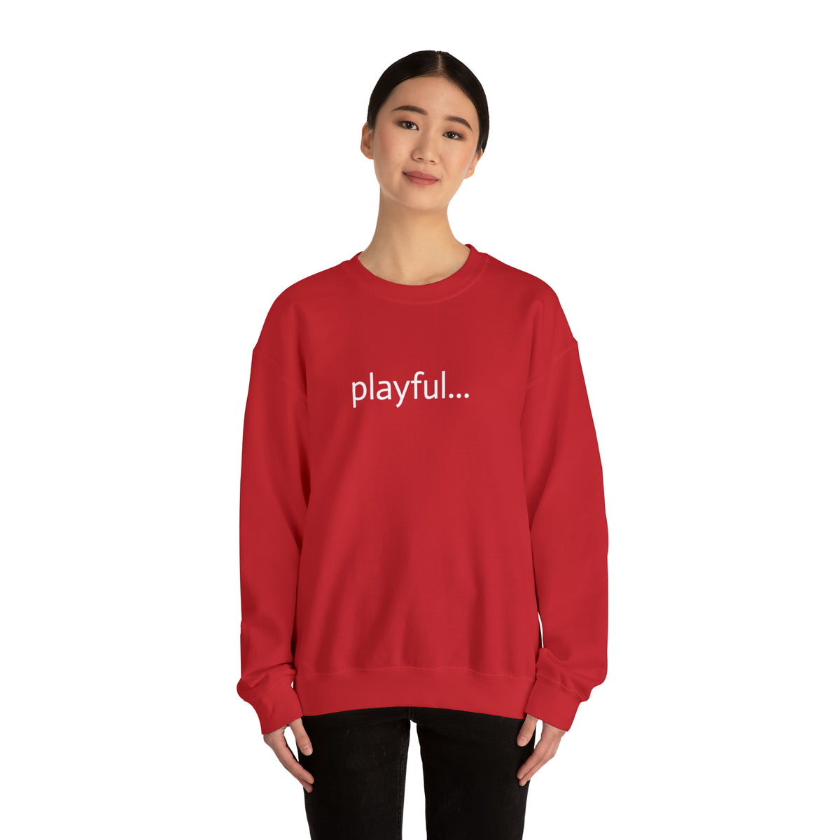 Playful... (Unisex) Heavy Blend™ Crewneck Sweatshirt