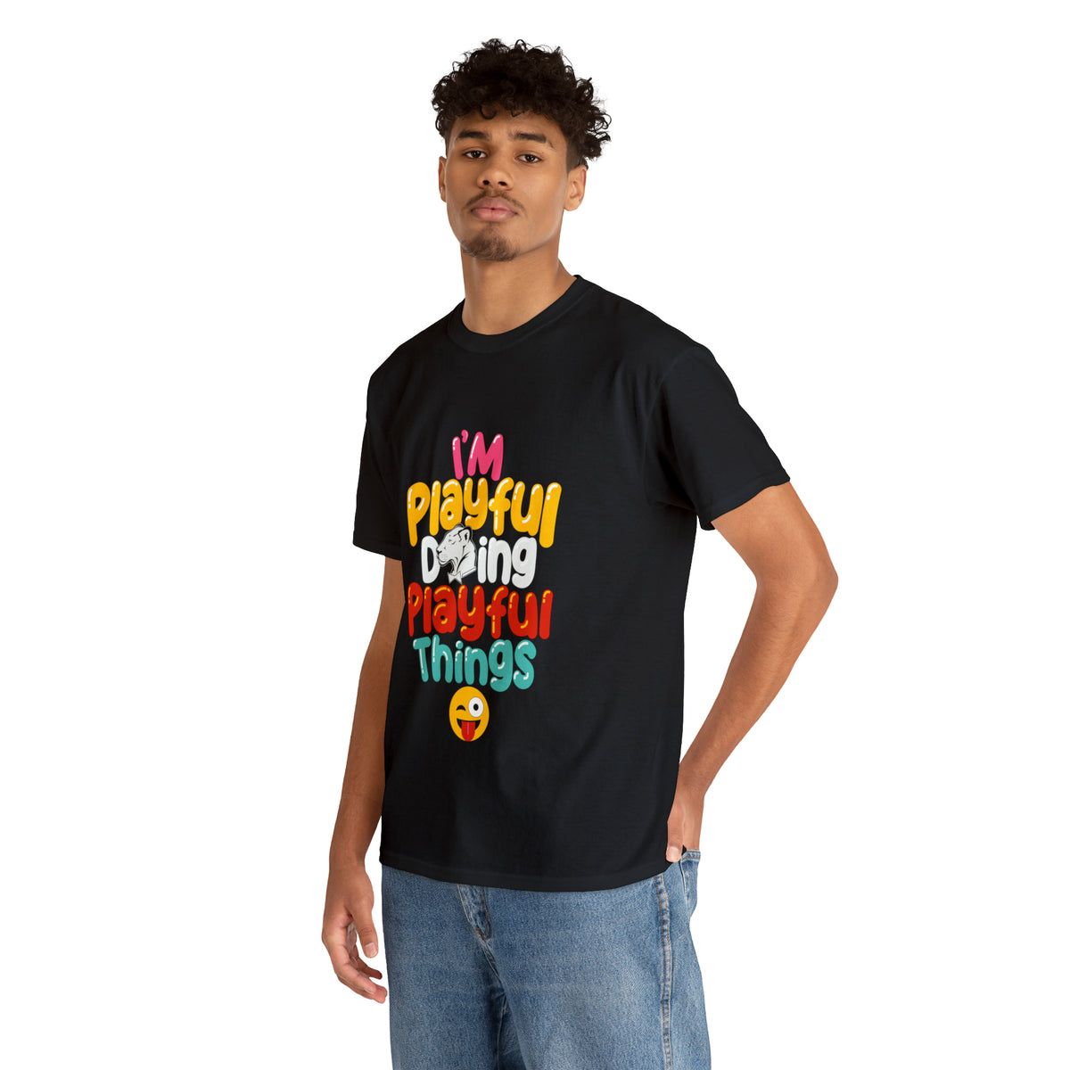I'm Playful Doing Playful Things (Unisex) Heavy Cotton Tee