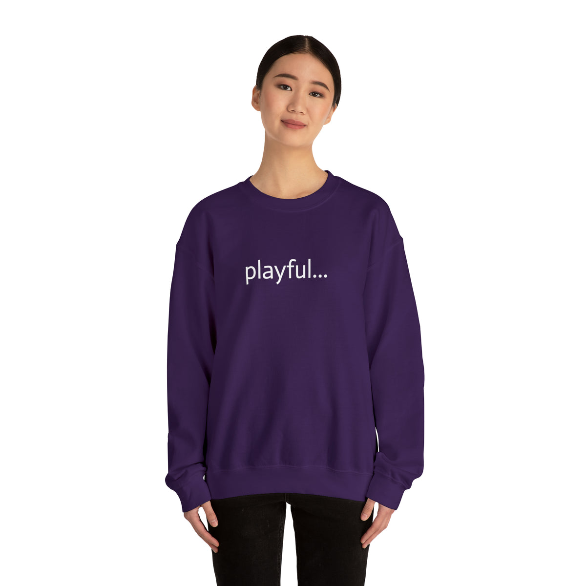 Playful... (Unisex) Heavy Blend™ Crewneck Sweatshirt