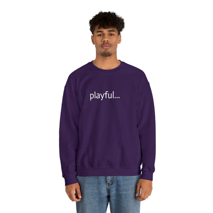 Playful... (Unisex) Heavy Blend™ Crewneck Sweatshirt