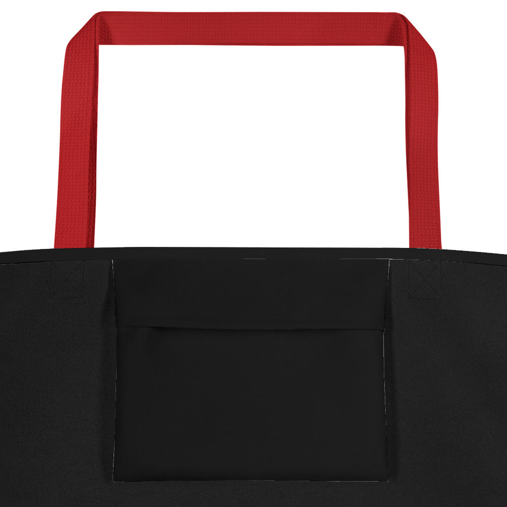 Playful & Frisky Large Tote Bag