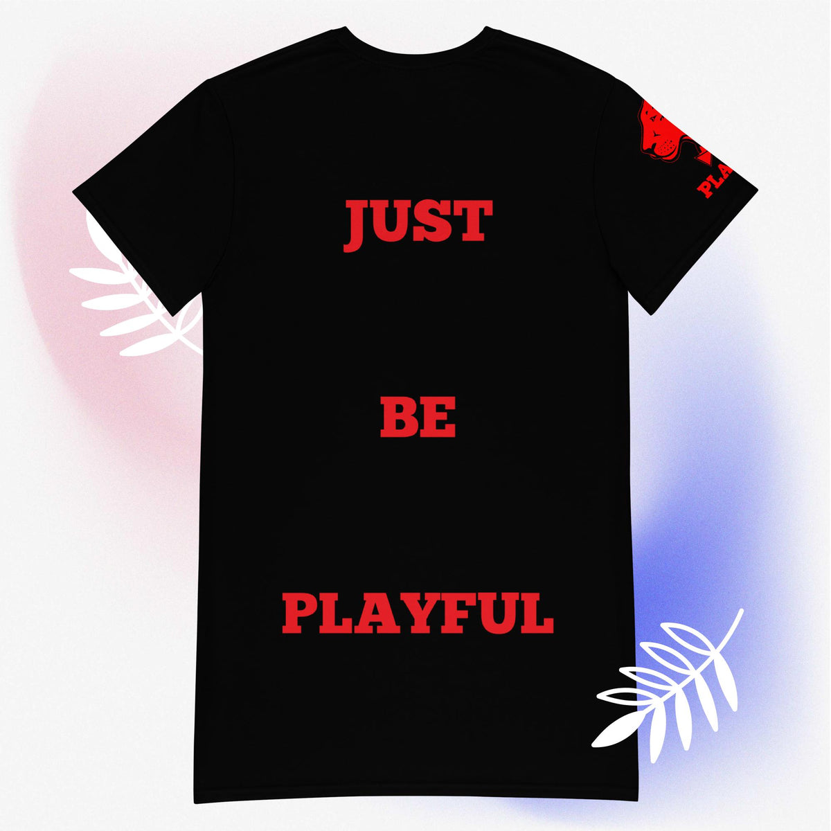 Playful & Frisky Sublimation T-Shirt Dress