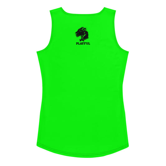 Playful But Not Interested Ladies Sublimation Print Tank Top