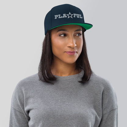 Playful Cowboys Snapback Hat