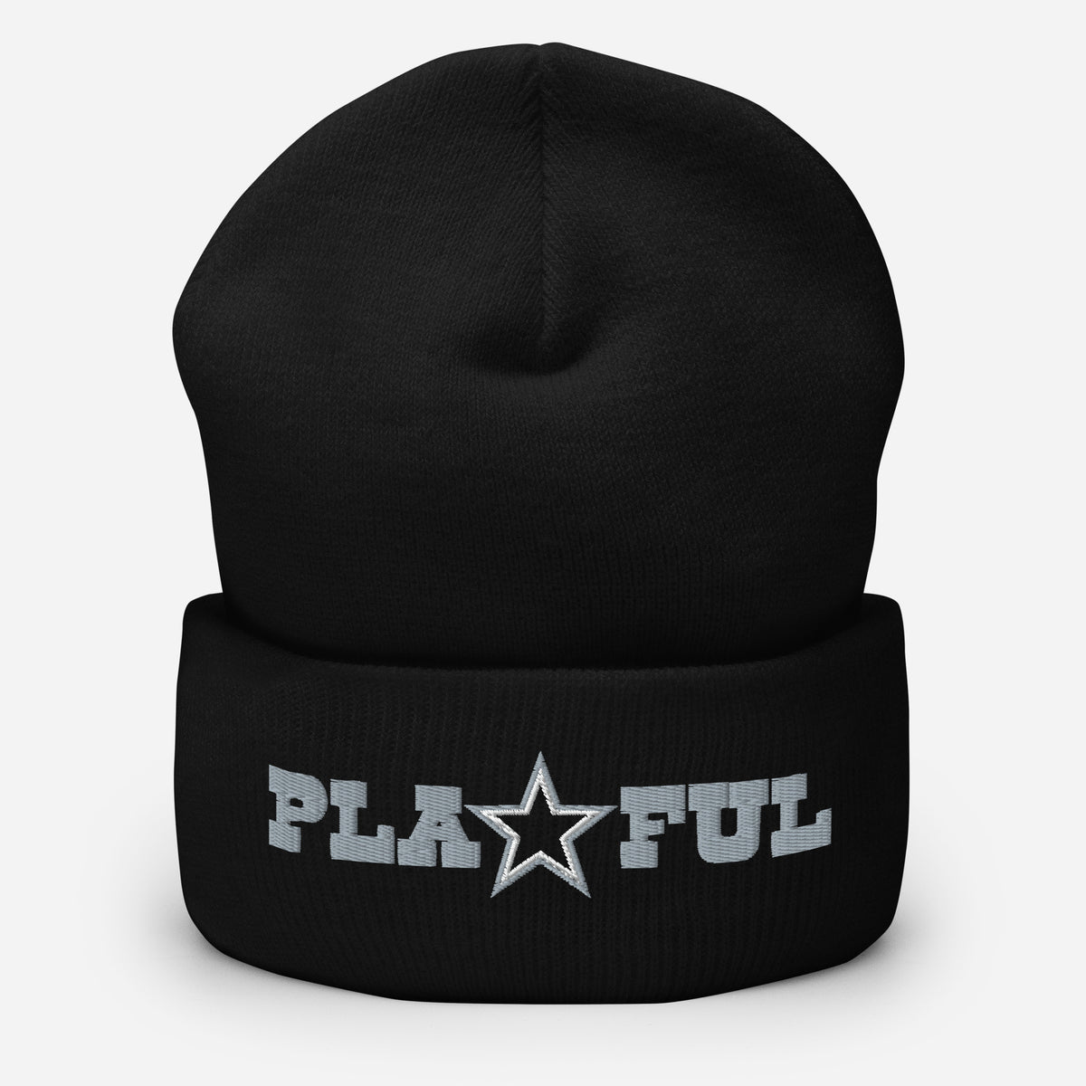 Playful Cowboys Cuffed Beanie