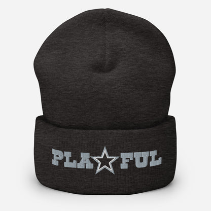 Playful Cowboys Cuffed Beanie