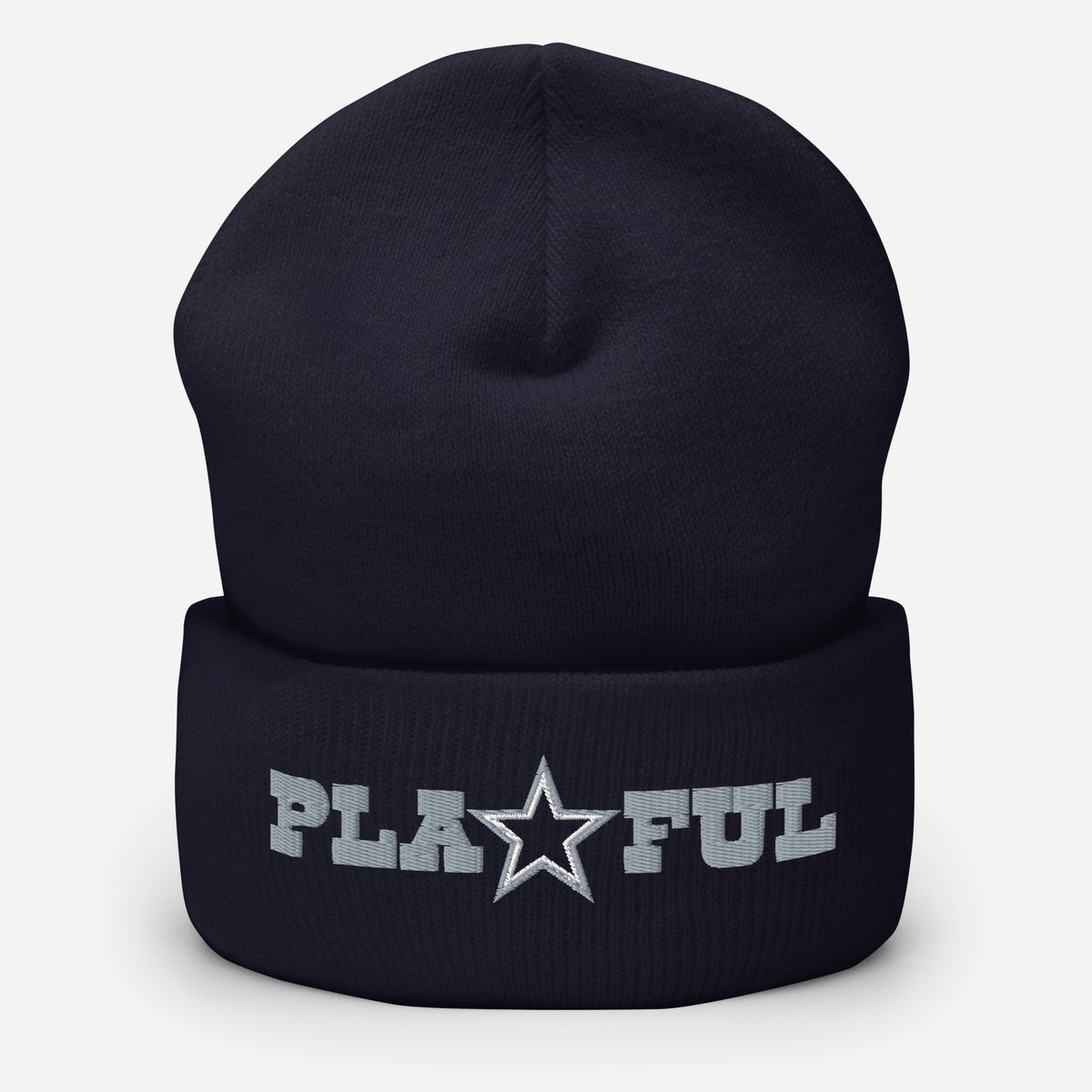 Playful Cowboys Cuffed Beanie