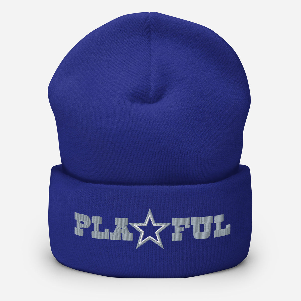 Playful Cowboys Cuffed Beanie