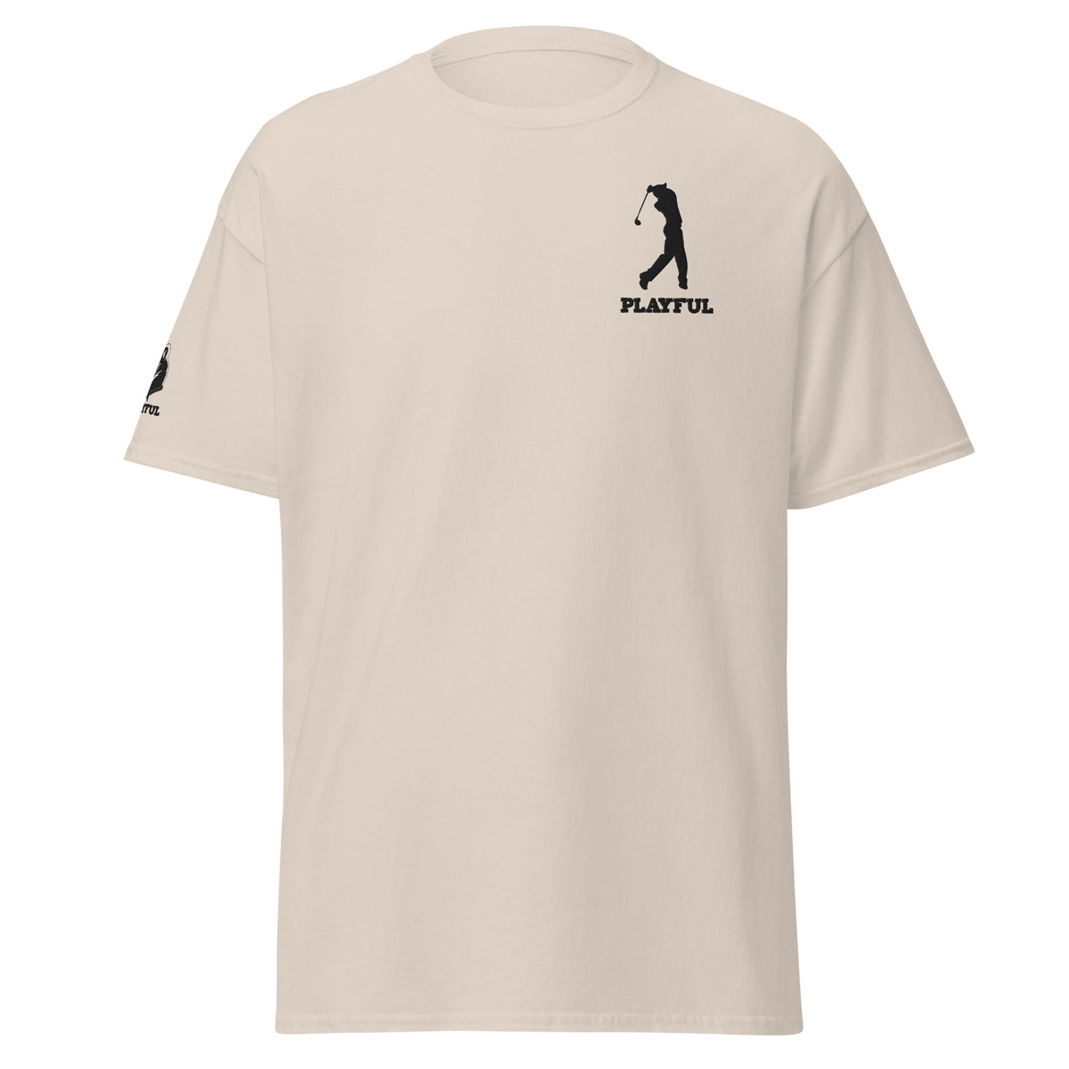 Playful Golfer (Black Logo) Men's Classic Tee