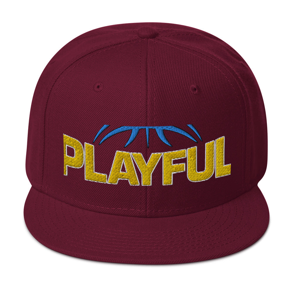 Playful Sky Snapback Hat
