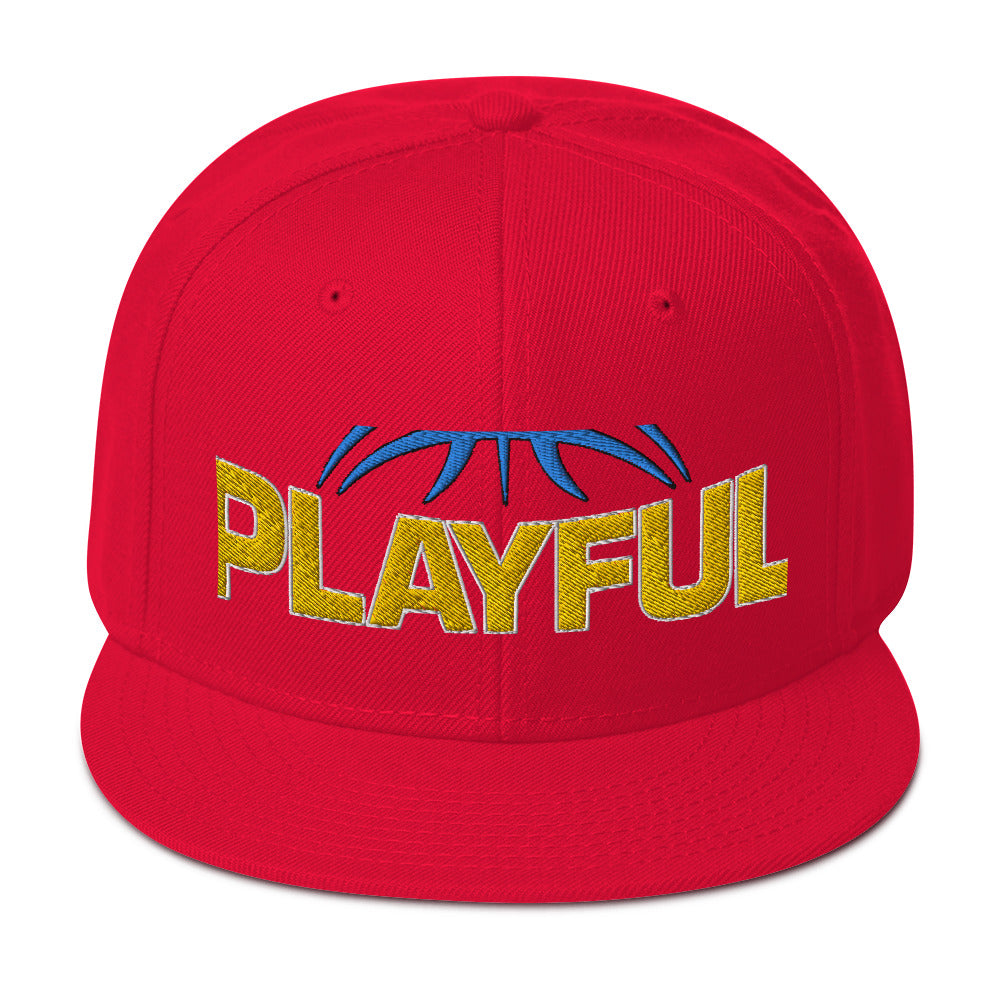 Playful Sky Snapback Hat