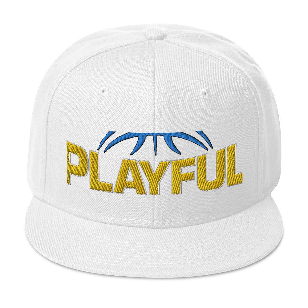 Playful Sky Snapback Hat
