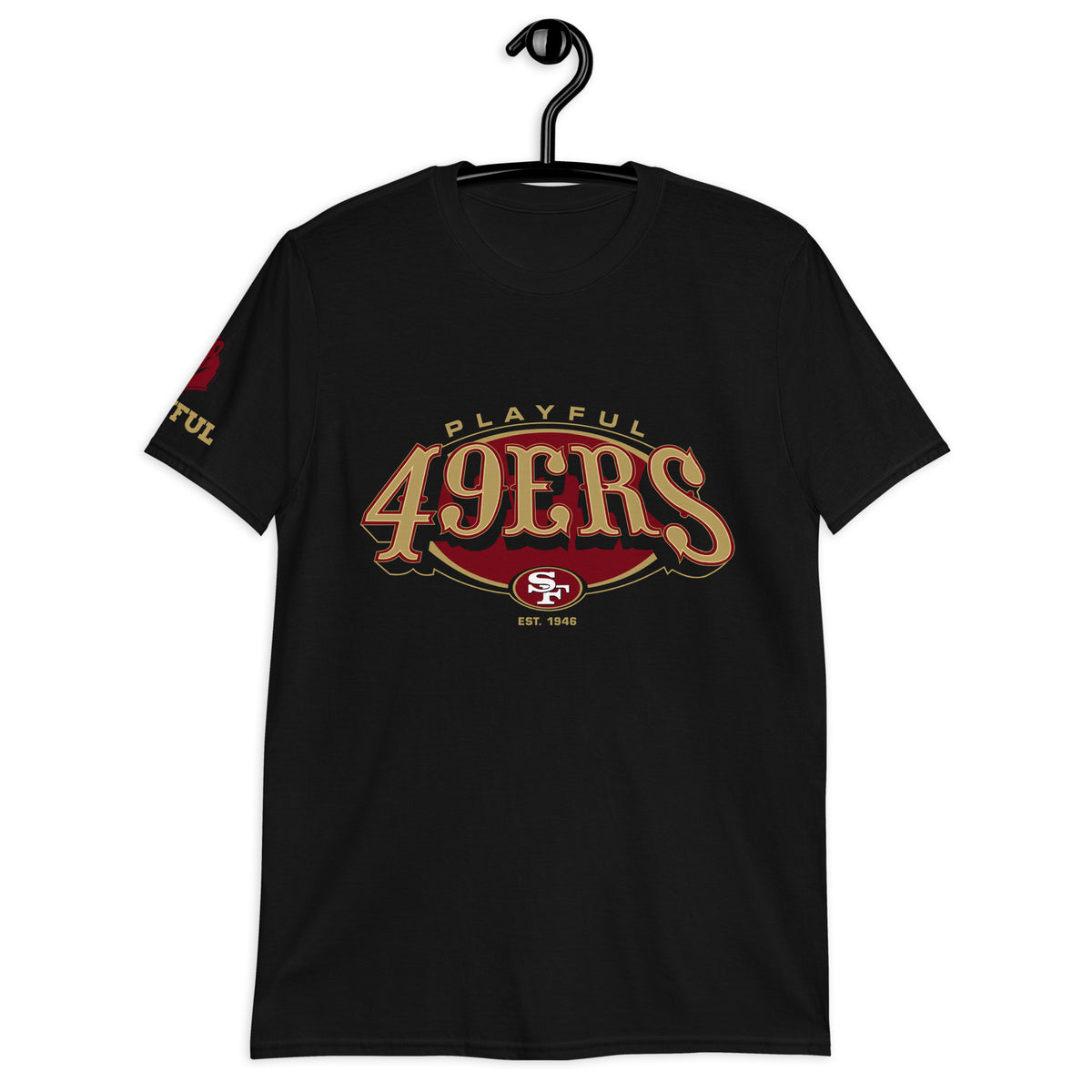 Playful 49ers Short-Sleeve (Unisex) T-Shirt