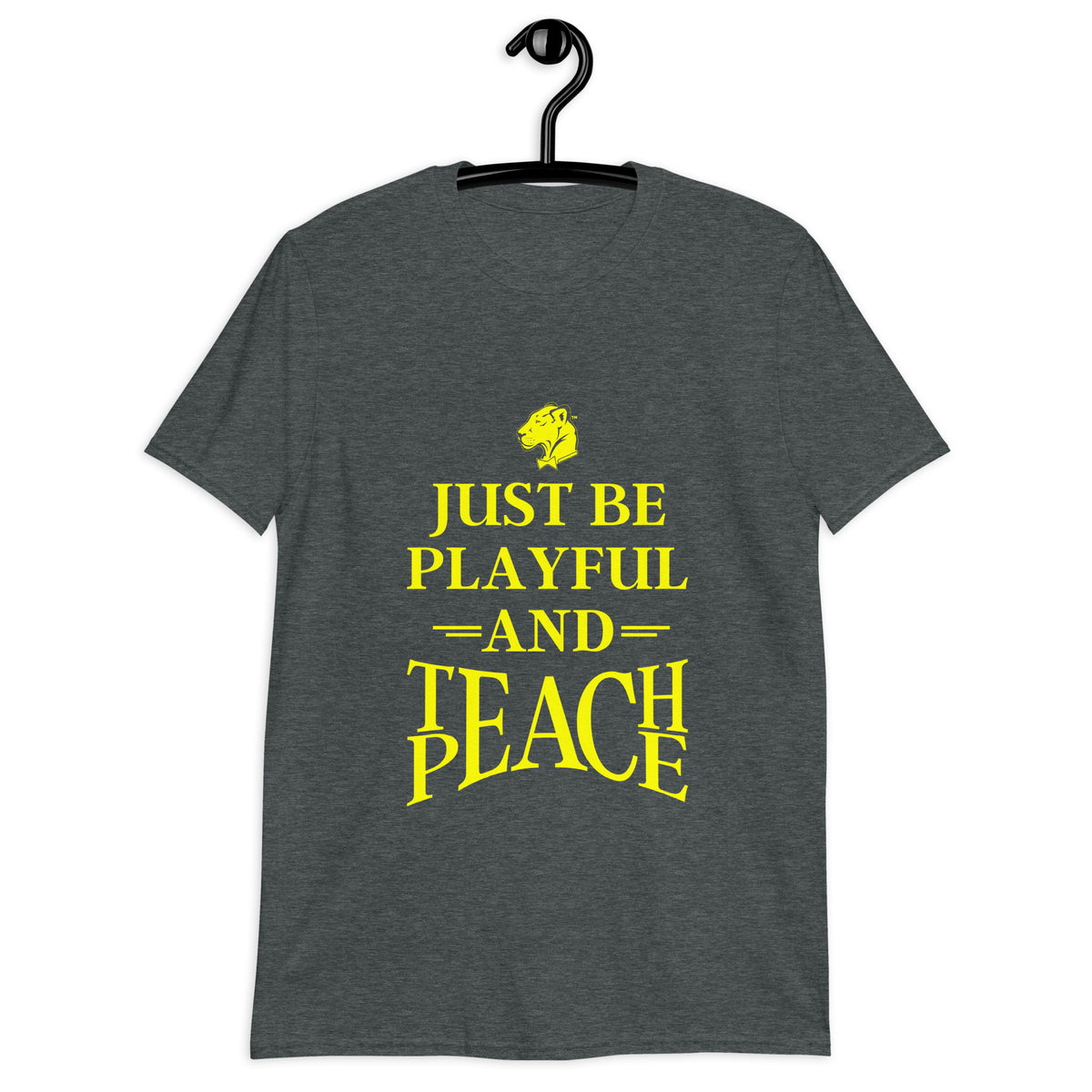 Playful Teach Peace - Yellow (Unisex) T-Shirt