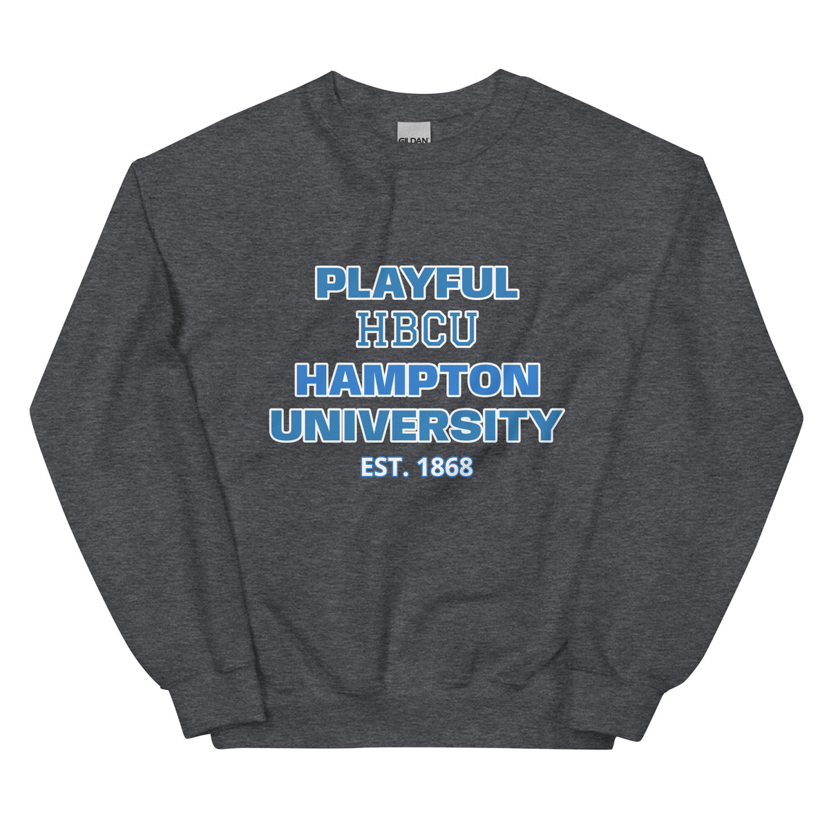 Playful Hampton University (Unisex) Sweatshirt
