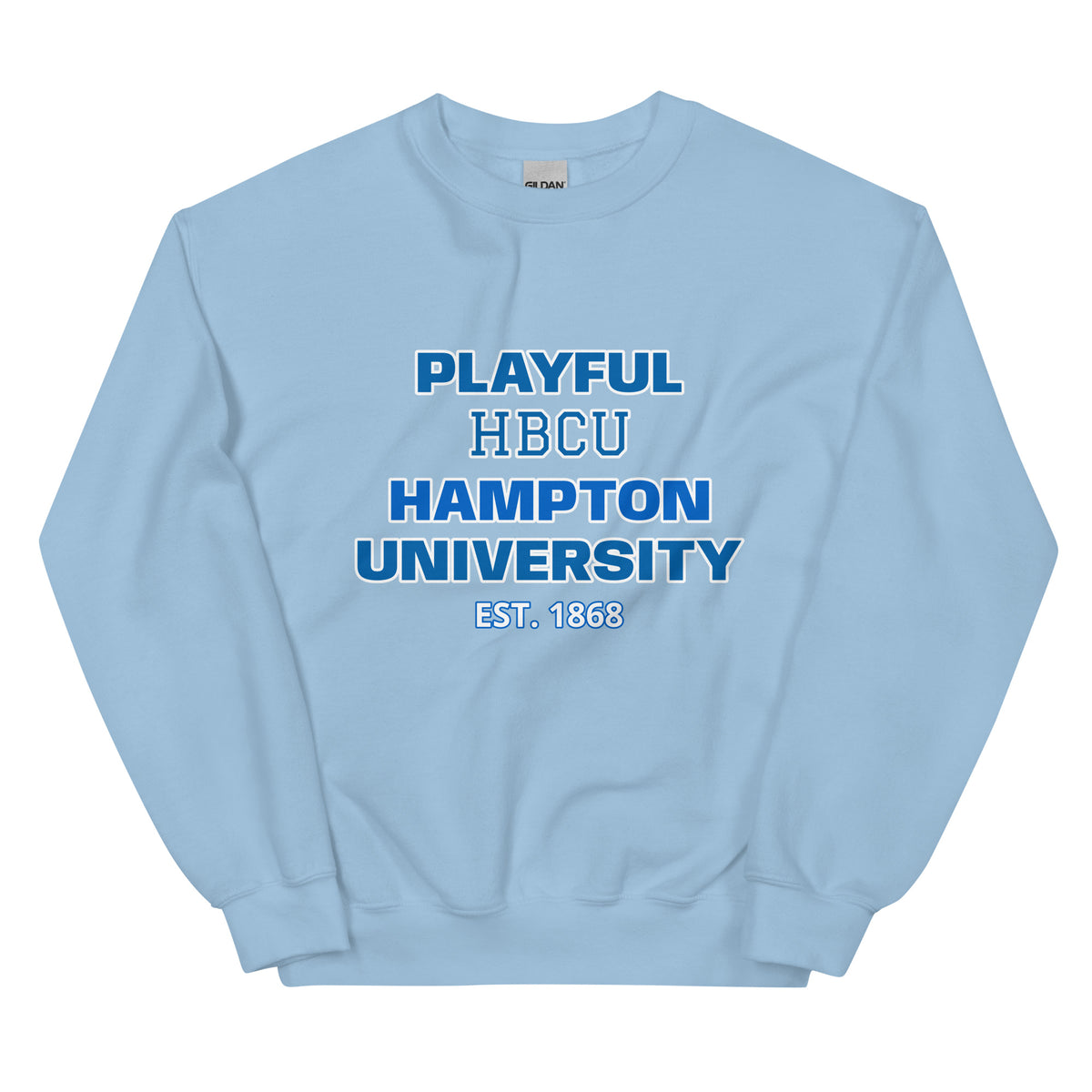 Playful Hampton University (Unisex) Sweatshirt