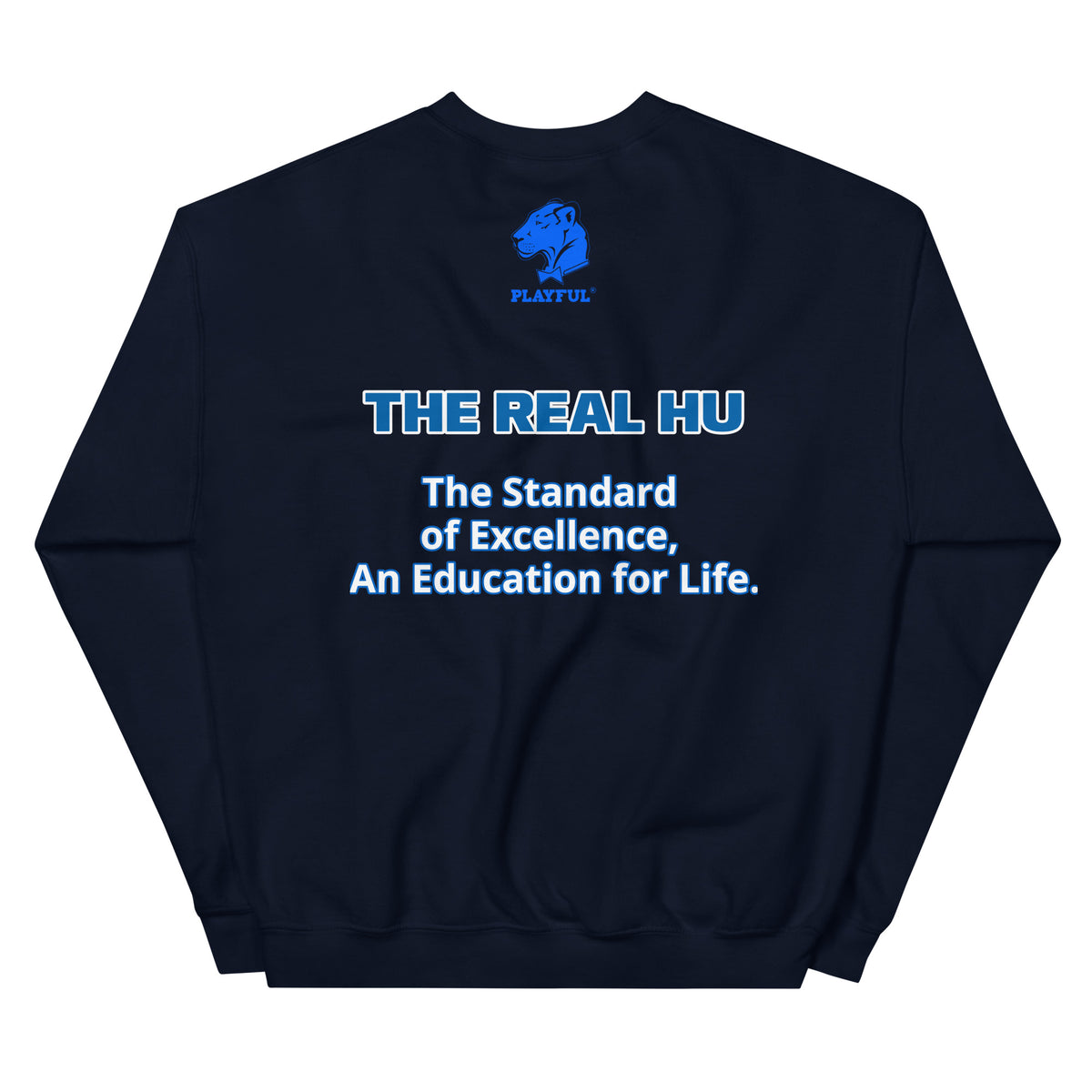 Playful Hampton University (Unisex) Sweatshirt