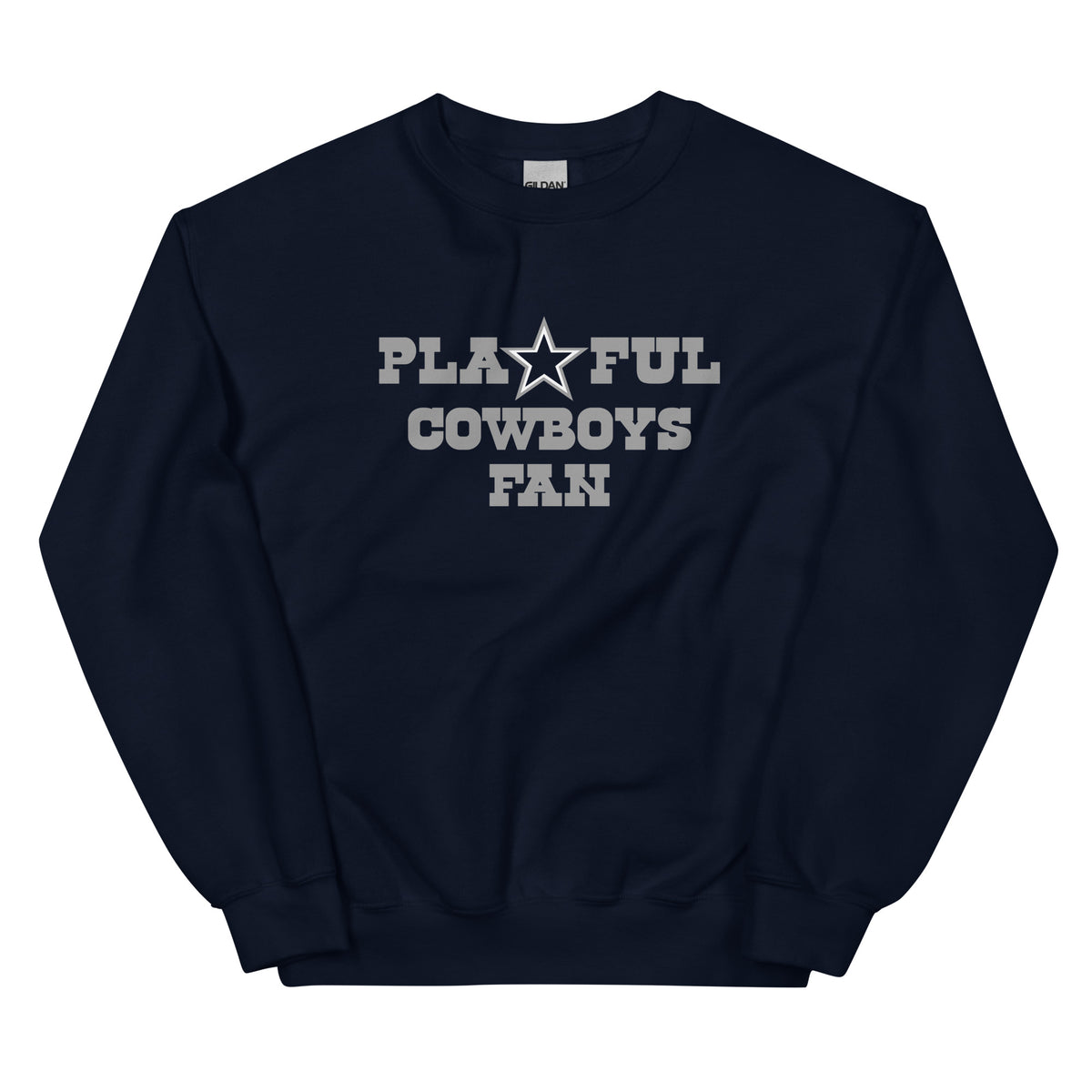 Playful Cowboys Fan (Unisex) Sweatshirt
