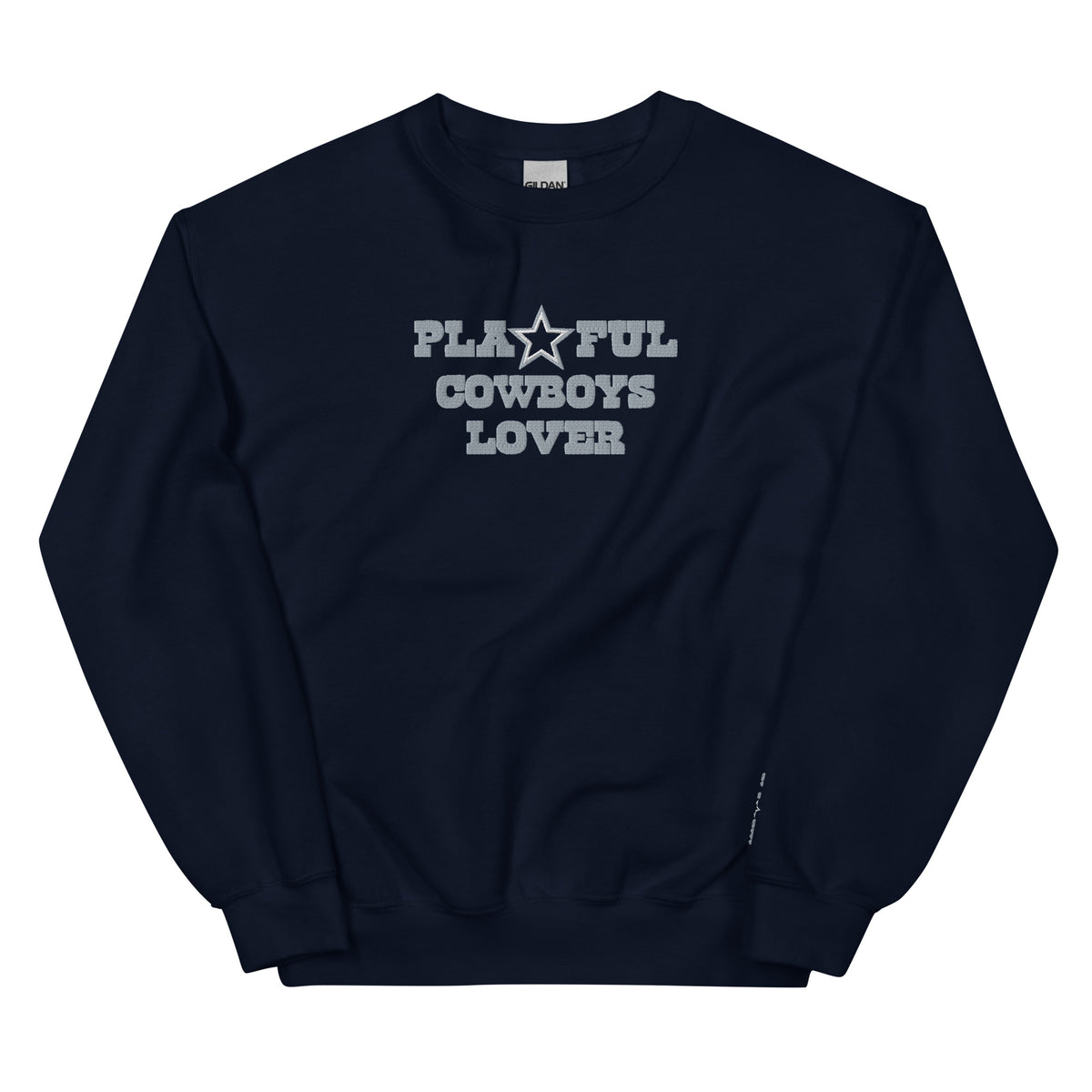 Playful Cowboys Lover Embroidered (Unisex) Sweatshirt