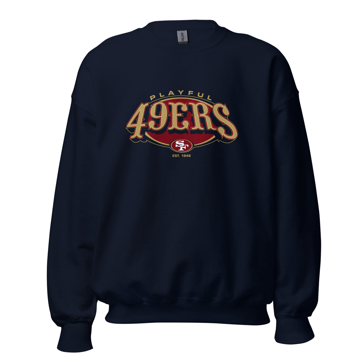 Playful 49ers (Unisex) Sweatshirt